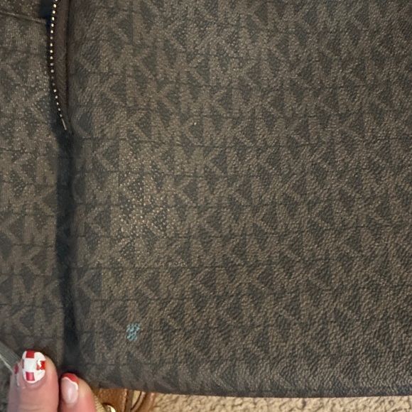 Michael Kors Brown Signature Backpack - Picture 2 of 8
